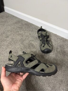 Women Olive Green Outdoor hiking beach water Sandal